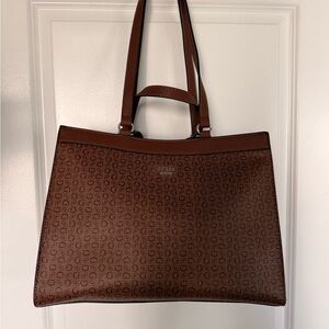 Brown Patterned Women's Bag